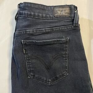 Levi's 535 Legging Jeans Womens 7M Super Skinny Dark Wash Blue Stretch Denim